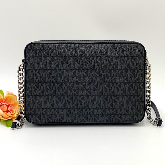 MICHAEL KORS LARGE EAST WEST CROSSBODY BLACK SIGNR - Picture 3 of 13